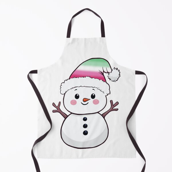 Item preview, Adorable Snowpal wearing an Abrosexual Pride Santa Hat | Abrosexual Pride Holiday Design designed and sold by Travelslightly.