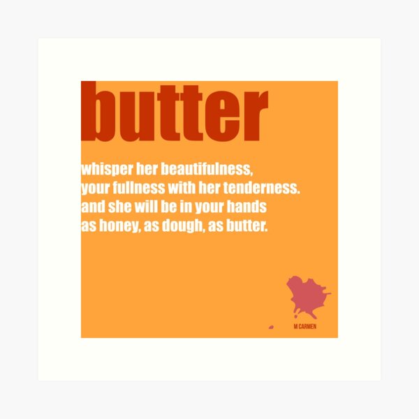 Item preview, Butter designed and sold by MAGDALENE CARMEN.