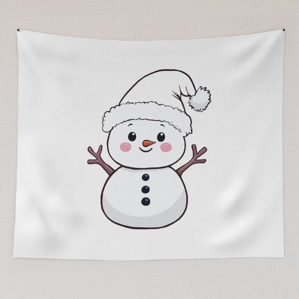 Item preview, Adorable Snowpal wearing an AroAce Pride Santa Hat | AroAce Pride Holiday Design designed and sold by Travelslightly.