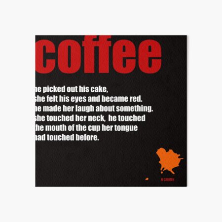 Coffee Art Board Print