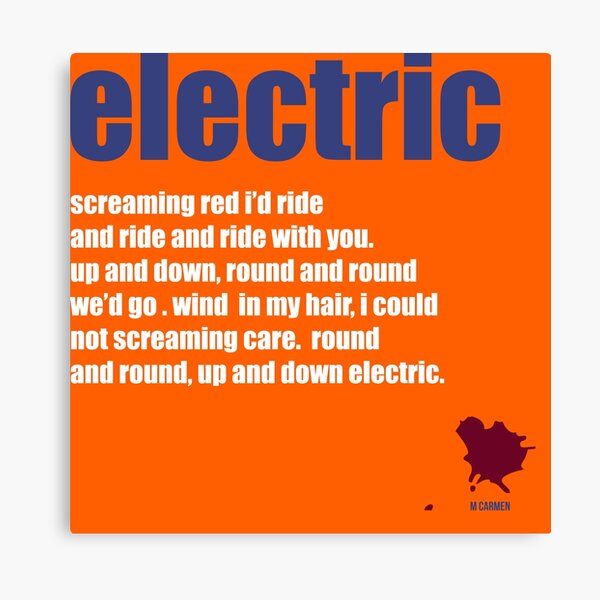 Item preview, Electric designed and sold by MAGDALENE CARMEN.