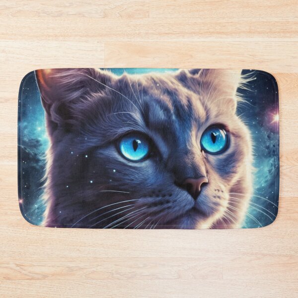 Item preview, Cosmic Cat with Starry Eyes designed and sold by RebelPaintBrush.