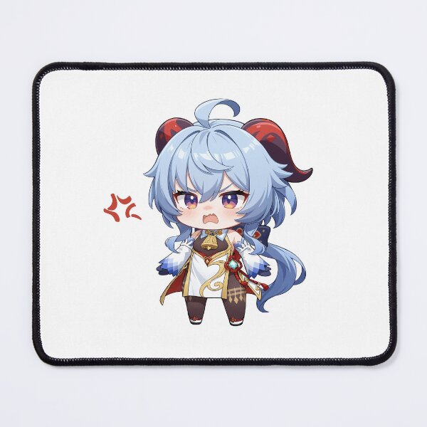 Item preview, Angry Ganyu Chibi Design for Genshin Impact Fans designed and sold by YumeKurenai.
