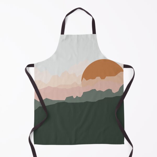Item preview, Minimal abstract sunset mountains II designed and sold by alienrabbit.