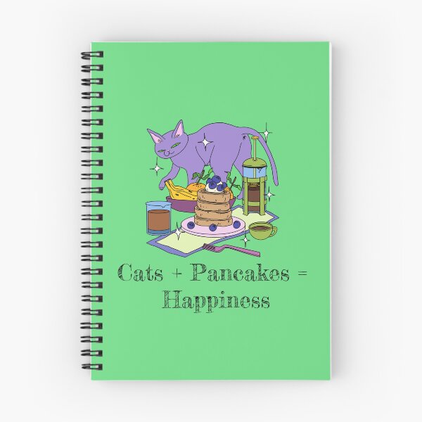 Item preview, Cats and Pancakes equal Happiness designed and sold by R-Marc-Designs.