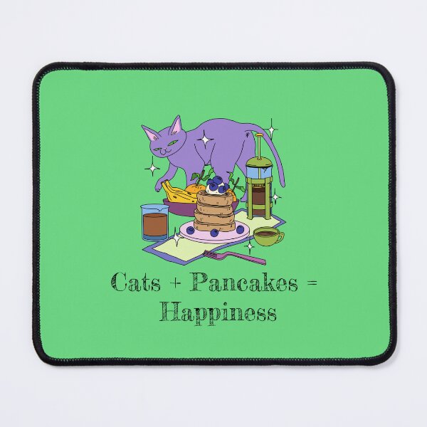 Item preview, Cats and Pancakes equal Happiness designed and sold by R-Marc-Designs.