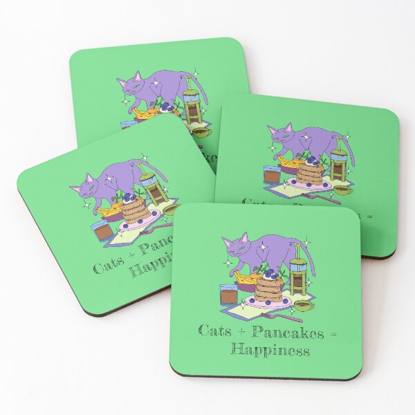 Item preview, Cats and Pancakes equal Happiness designed and sold by R-Marc-Designs.