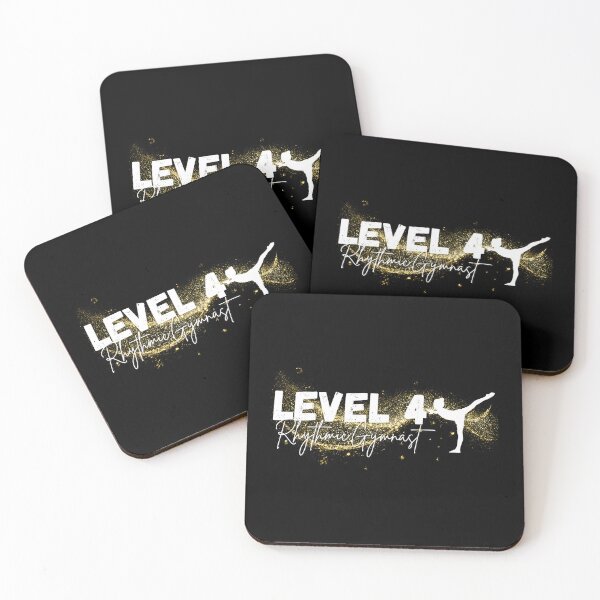 Item preview, Level 4 Rhythmic Gymnast Gold & White designed and sold by DSurwill.