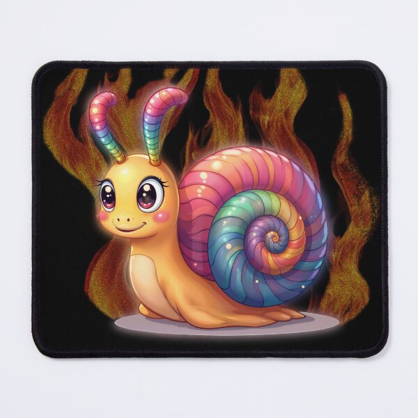 Item preview, Flaming Snail designed and sold by LevonsCrazyArt.