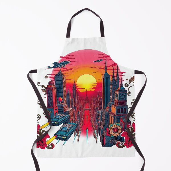 Item preview,  futuristic cityscape designed and sold by Ahlaena.