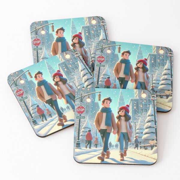 Item preview, Serene Winter Street Scene - Snowy Cityscape Art designed and sold by choder61.