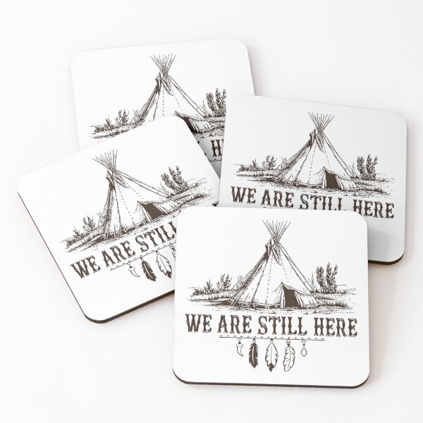 Item preview, We Are Still Here; Native American; designed and sold by StickerApe.