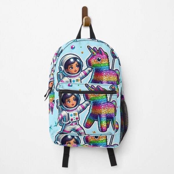 Item preview, ✨ Kid Astronaut & Flying Unicorn Piñata Holographic Sparkle Art ✨ designed and sold by Jhoane.