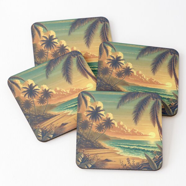 Item preview, Tropical Wave Surf Sunrise designed and sold by GoddessTropics.