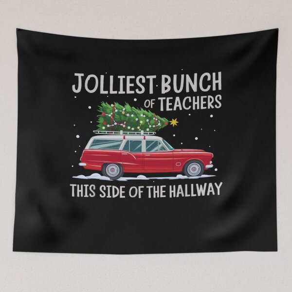 Item preview, Jolliest Bunch Of Teachers This Side Of The Hallway Pullover designed and sold by OWL-studio.