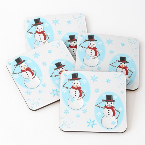 Item preview, Two Snowmen one winking designed and sold by Inkhornmedia.