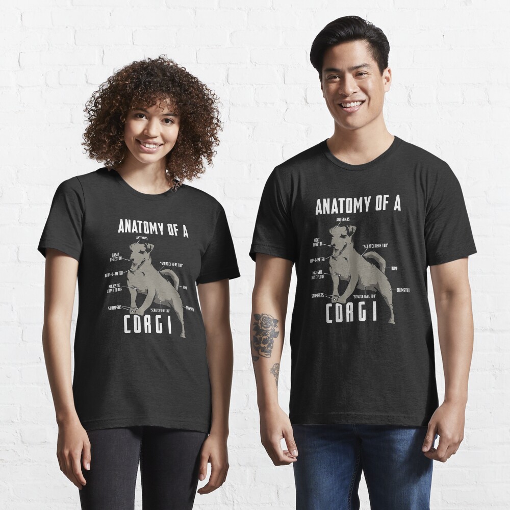Anatomy of a Corgi - Funny Dog Lover Gift Essential T-Shirt
