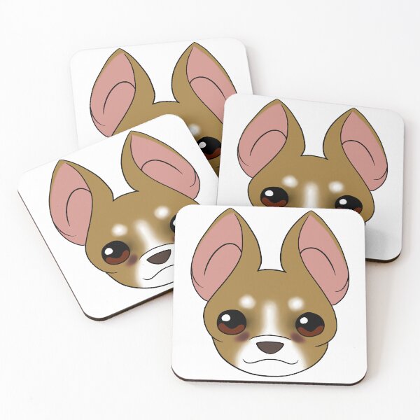 Item preview, Light Brown Chihuahua White Snout White Brow Tear Stains designed and sold by OliRoseArt.