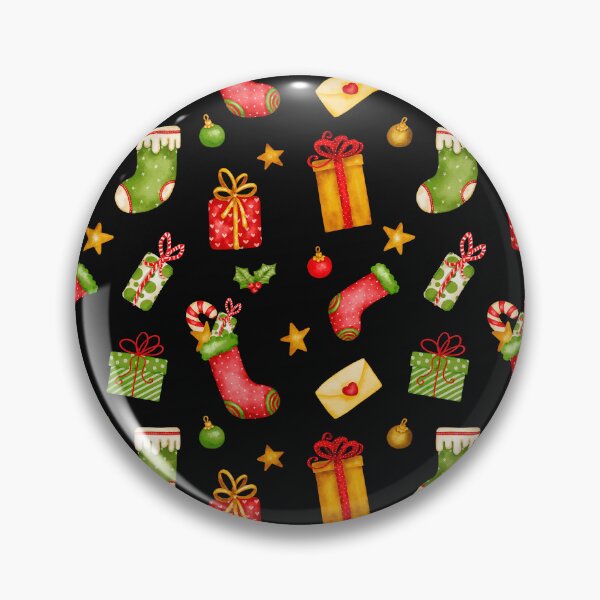 Item preview, Colorful Christmas Stockings And Festive Gift Boxes Pattern designed and sold by DEC02.