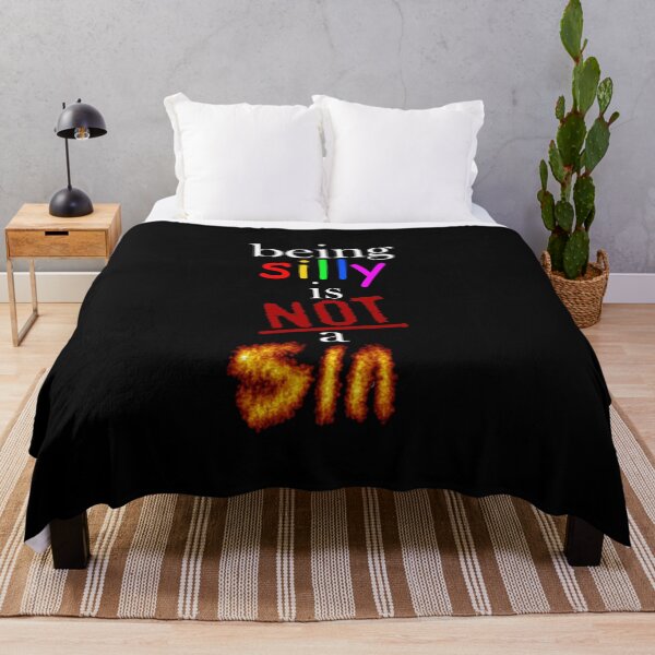Item preview, Being Silly Is Not A Sin (Black) designed and sold by pequenopod.