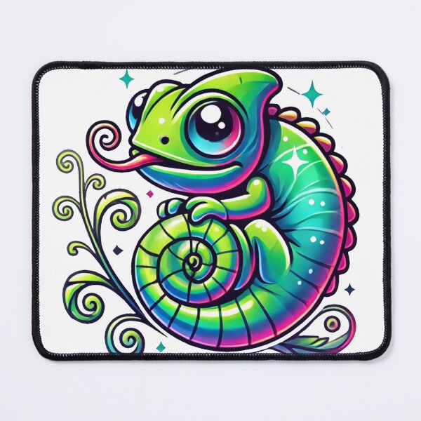 Item preview, Cute colorful and magical chameleon designed and sold by JonelleTshirts.