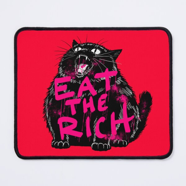 Vista previa del artículo con la obra «Comer los ricos», diseñado y vendido por KilkennyCat Art.