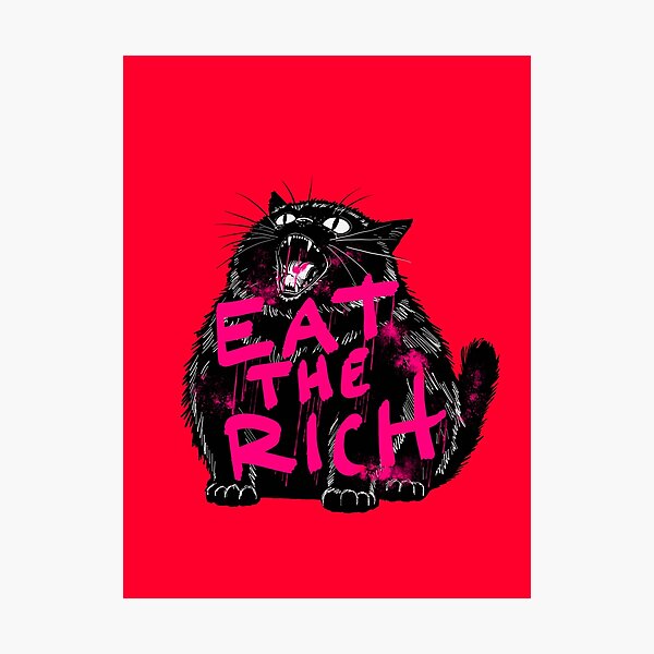 Eat The Rich Photographic Print