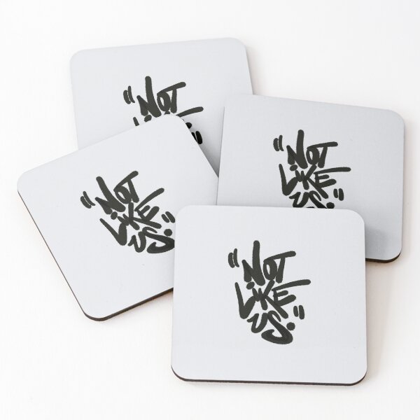 Item preview, Not Like Us handstyle graffiti style writing in black designed and sold by take8.
