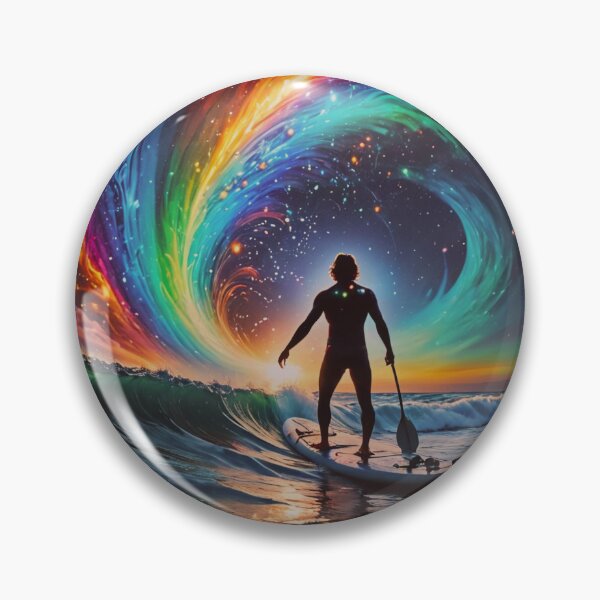 Item preview, Alan Watts: Cosmic Surfer designed and sold by GarfunkelGloom.