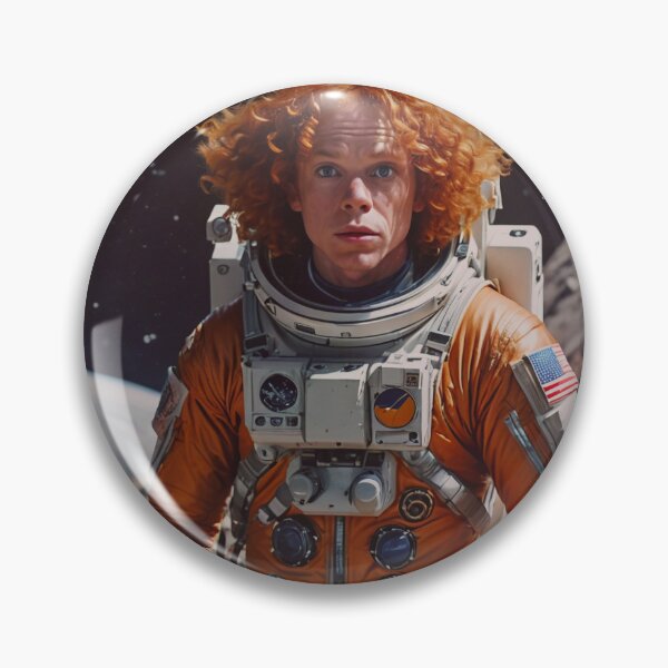 Item preview, Carrot Top in space designed and sold by GarfunkelGloom.