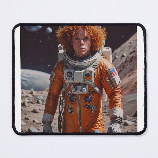 Item preview, Carrot Top in space designed and sold by GarfunkelGloom.