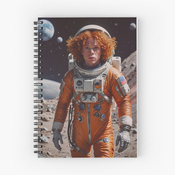 Item preview, Carrot Top in space designed and sold by GarfunkelGloom.