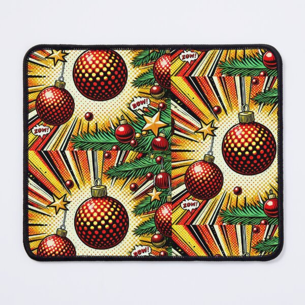 Item preview, Christmas Vintage Pop Art Funny Red Balls Pattern, Christmas Balls Pattern, Christmas Balls ,Christmas Pop Art,Christmas Funny Pattern designed and sold by Expressions-Sel.