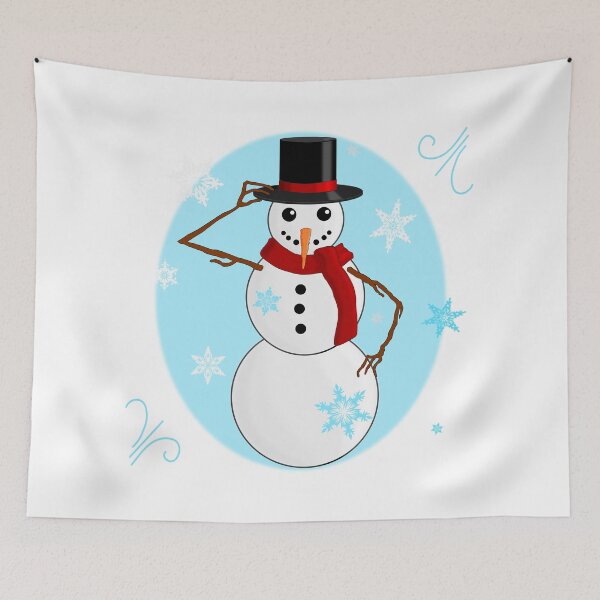 Item preview, Snowman hat and scarf designed and sold by Inkhornmedia.