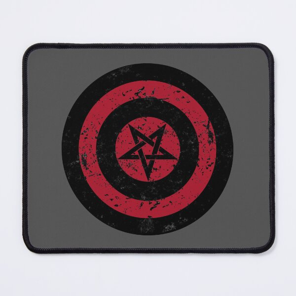 Item preview, Satanic Shield Black Pentagram 01 designed and sold by Hellbilly Designs.