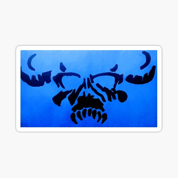 Item preview, Skull with Horns  designed and sold by Chad's Fresh Art.