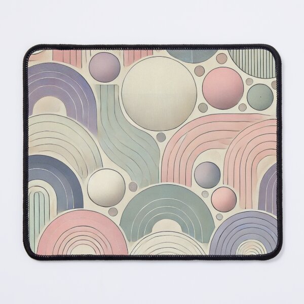 Item preview, Pastel Harmony: Geometric Flow Seamless Pattern designed and sold by MrDRK1536.
