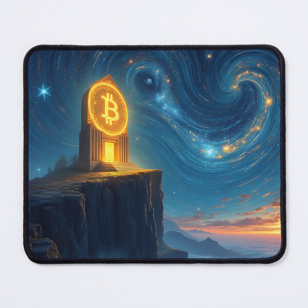 Item preview, Bitcoin Elevate Rising Above Limits designed and sold by RadDeck.