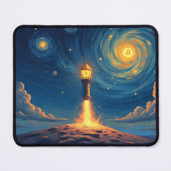 Item preview, Bitcoin Stream Flowing with Possibilities designed and sold by RadDeck.