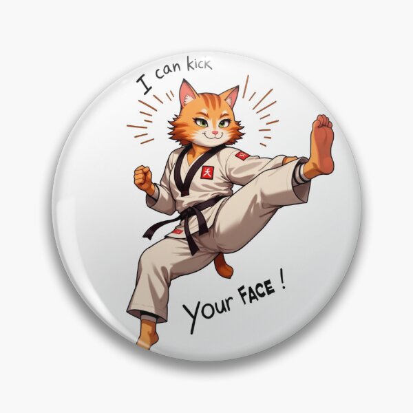 Item preview, Super cool karate kitty designed and sold by JonelleTshirts.