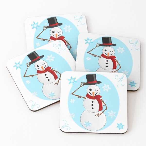 Item preview, Snowman winking designed and sold by Inkhornmedia.