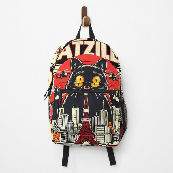 Vista previa del artículo con la obra «Catzilla se levanta», diseñado y vendido por BombShop36.