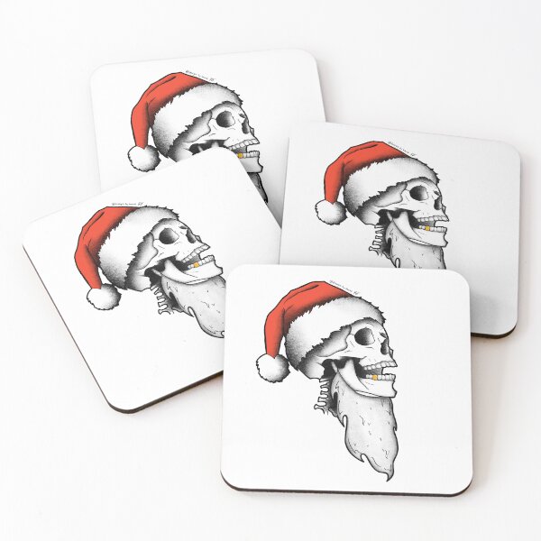 Artikelvorschau, Weihnachtsmann-Schädel entworfen und verkauft von Becca Dearth.