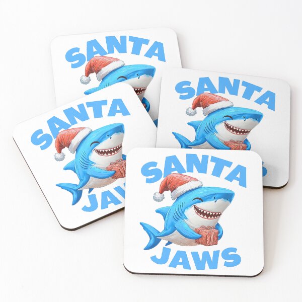 Item preview, Santa Jaws Christmas Shark Funny Holiday designed and sold by JerdbordinShop.