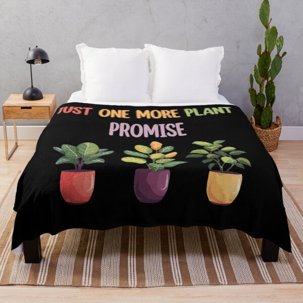 Item preview, Funny Plant Lover Shirt: Just One More Plant, I Promise designed and sold by Rami Khalifah.