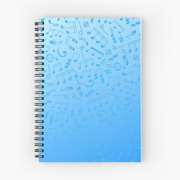 Item preview, Music Notes On A Blue Gradient designed and sold by BrightrDayMusicArt.