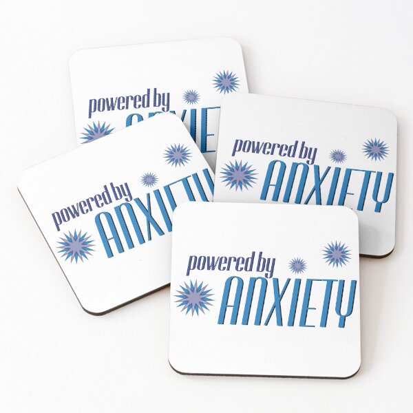 Item preview, Powered by Anxiety designed and sold by Hannuh Art.