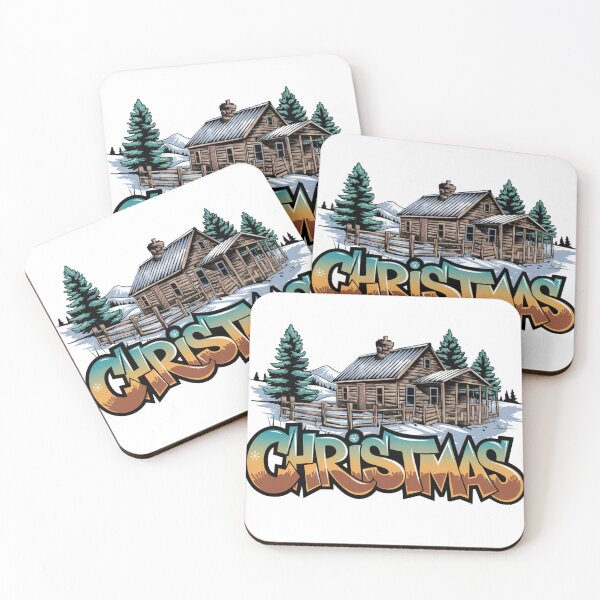 Item preview, Western Christmas Graffiti Art: Urban Holiday Design with Rustic Charm designed and sold by WhalesongRetail.