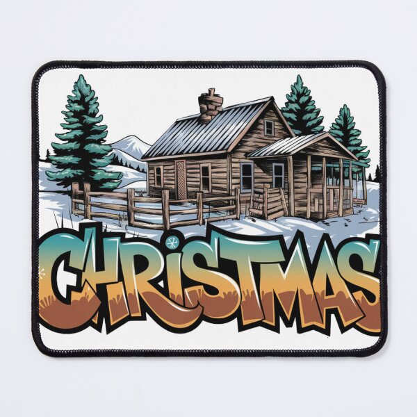 Item preview, Western Christmas Graffiti Art: Urban Holiday Design with Rustic Charm designed and sold by WhalesongRetail.