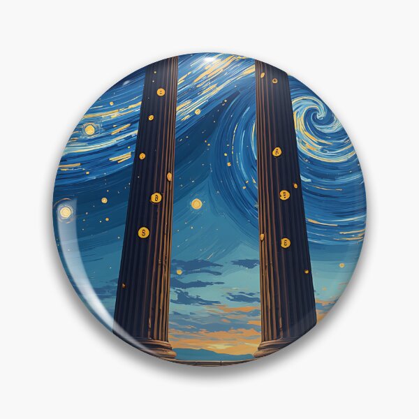 Item preview, Bitcoin Crest The Peak of Crypto Power designed and sold by RadDeck.